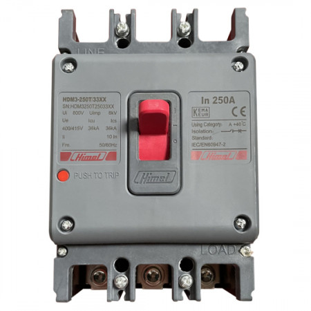 HDM3 36kA 3P (160 ~ 250A)